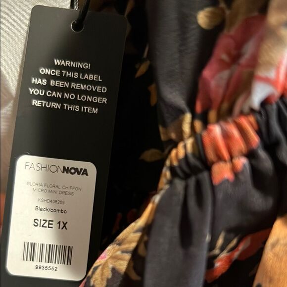 Floral Off-Shoulder Dress - Picture 4 of 4